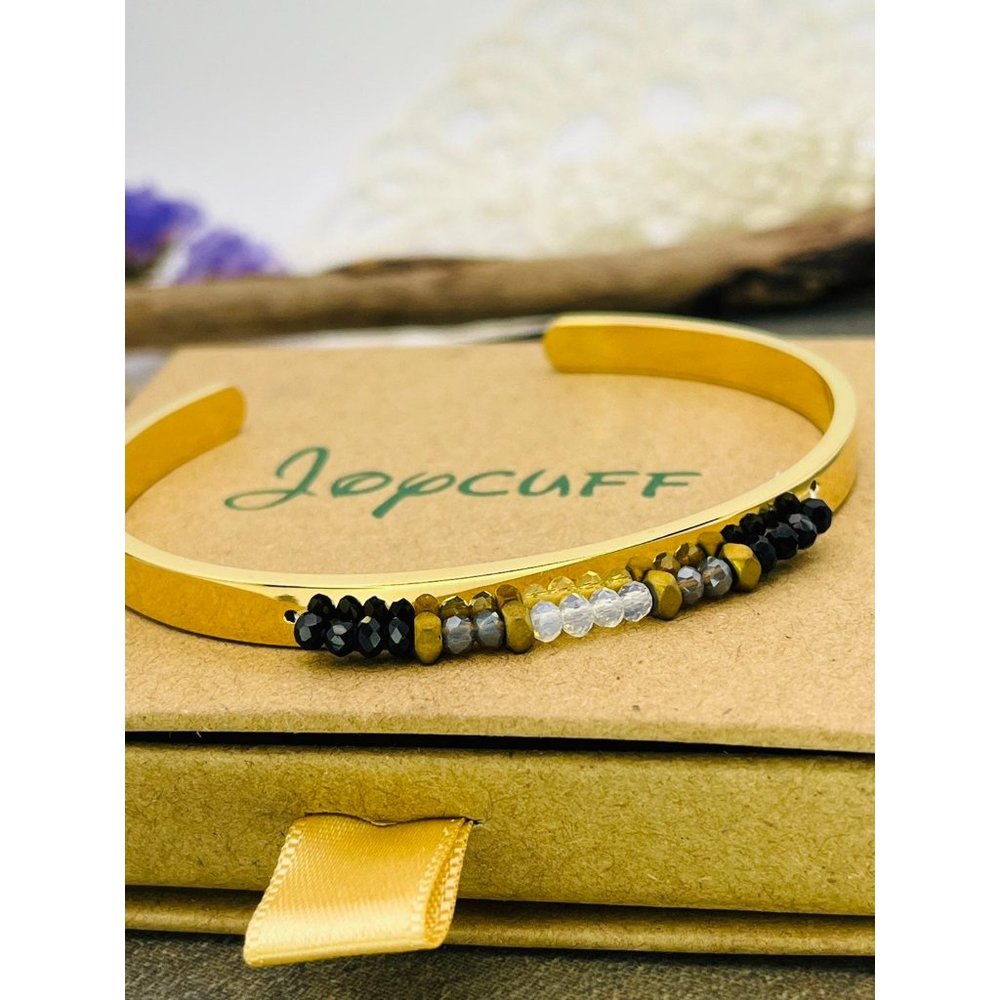 Joycuff beaded boho bangle - Picture 3 of 10